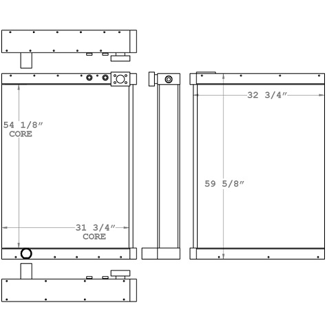 271025 - Industrial Oil Cooler Oil Cooler