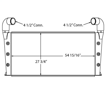 280156 - Komatsu PC2000LC-8 Charge Air Cooler Charge Air Cooler
