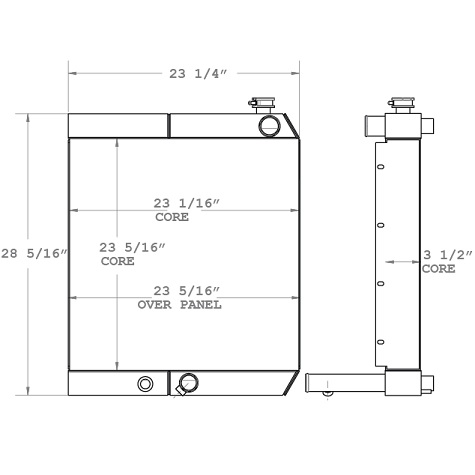 290150 - John Deere Combination Cooler Combo Unit
