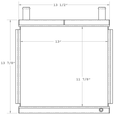 310053 - Bluebird D3 Heater Core Heater Core