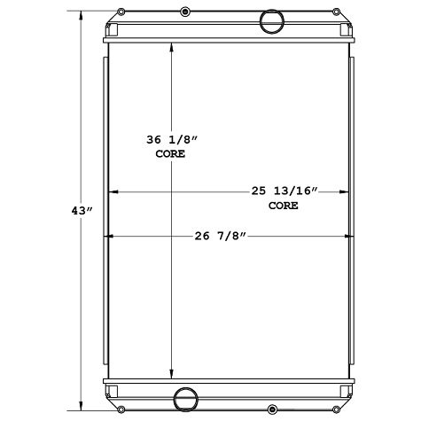 310139 - Prevost X3-45 Bus Radiator Radiator