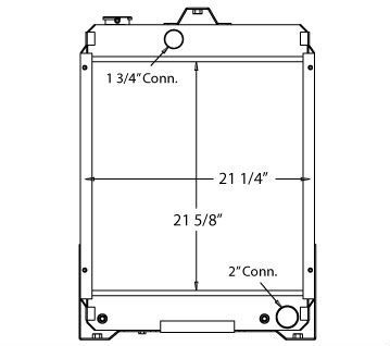 450122 - Caterpillar D3 LGP Radiator