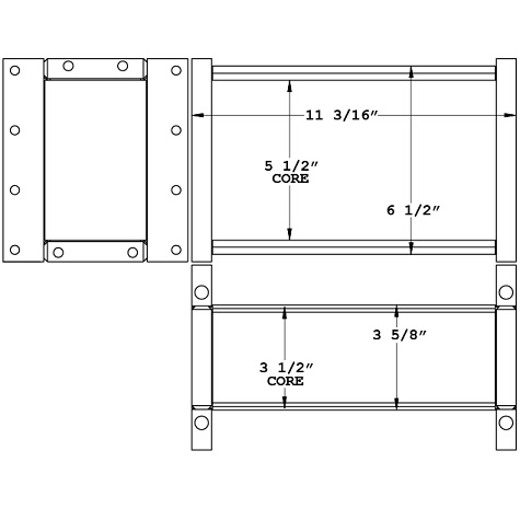 451147 - Detroit Diesel 6-71TI & 12V-71TI Marine Engine Aftercooler