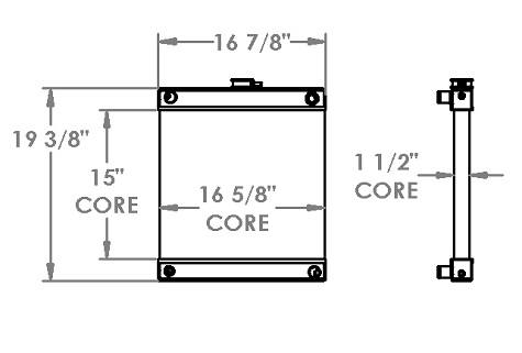 451439 - Yanmar Radiator Radiator