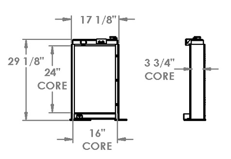 451510 - John Deere 710D Radiator Radiator