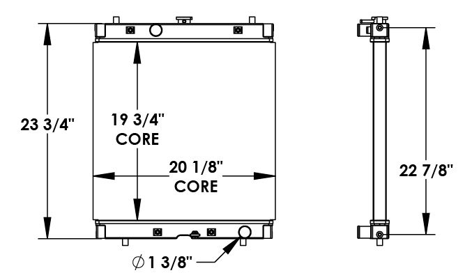451669 - Kubota Radiator Radiator