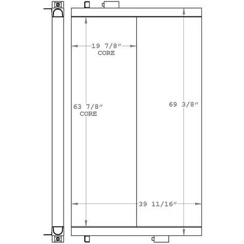 Manitowoc Crane Oil Cooler - 271000