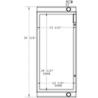 Bobcat 450836 radiator drawing