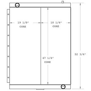Drilltech 270529 oil cooler drawing
