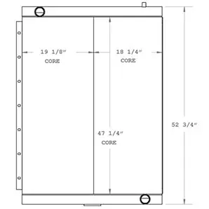 Drilltech 270529 oil cooler drawing