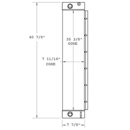 Hyster 270332 oil cooler drawing