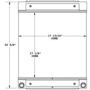 Lull 270908 oil cooler drawing