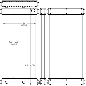 Manitowoc 451178 radiator drawing