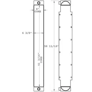 Prentice 270933 oil cooler drawing