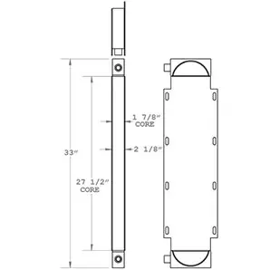 Sutphen 271028 oil cooler drawing
