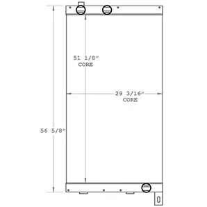 Wirtgen 450657 radiator drawing