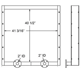 Young 270510 oil cooler drawing