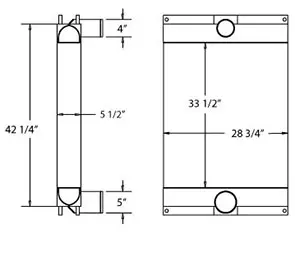 Aljon 280125 charge air cooler drawing