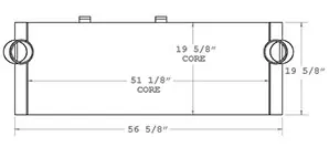 Wirtgen 280175 charge air cooler drawing