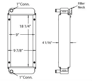Bobcat Radiator - 450023
