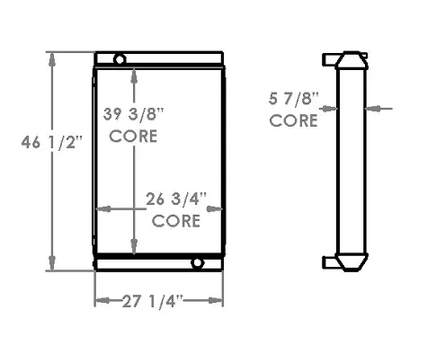 Hyundai HX520 Radiator - 451459