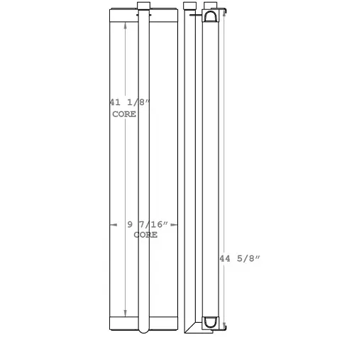 Link-Belt / Terex RT775 Crane Oil Cooler - 271070
